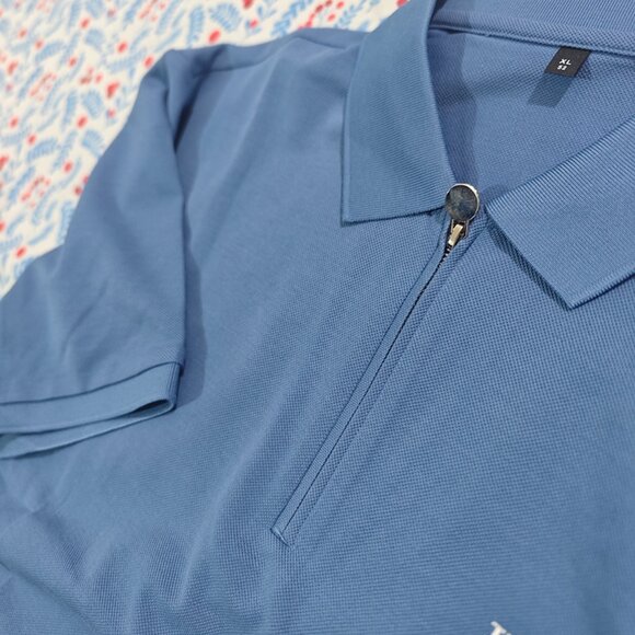 Kiton Men's Zip-Up Crew Neck Polo Shirt - Picture 7 of 7